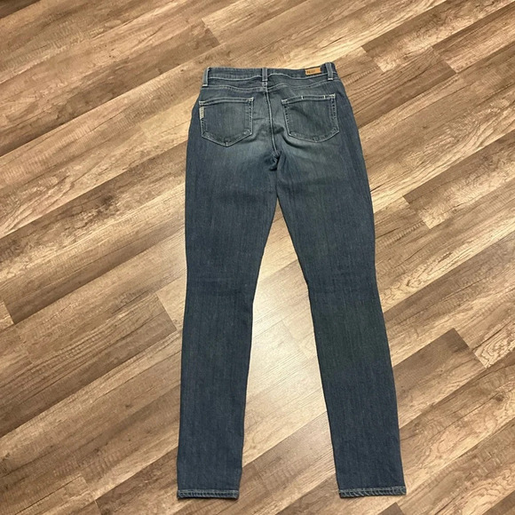 PAIGE Hoxton Ultra Skinny Jeans Size 24 Mid-Rise Stretch Denim Medium Wash - Picture 9 of 10